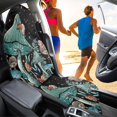 thumbnail image 4 of POLERO Front Seat Cover Machine Washable Microfiber, Compatible with Van Truck Seat, for Cars Trucks SUVs, Mushroom Snail Print, 4 of 7