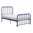 thumbnail image 1 of Topline Home Furnishings Lit simple en métal bleu marine, 1 of 3