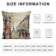 thumbnail image 5 of GOSMITH  Paris is Always a Good idea Throw Pillow Case Cushion Cover Home Office Decorative Square, 5 of 5