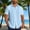 Light Blue, variant on Shirts for Men Vintage Short Sleeve Bowling Button-up Shirt Floral Print Cuba Collar Relaxed-Fit Breathable Cotton Blend Beach Vacation