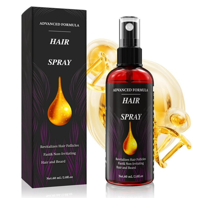 Previene la caída del cabello con aceite de ricino y extracto de biotina. Sérum capilar intensivo para hombres y mujeres, 60 ml.