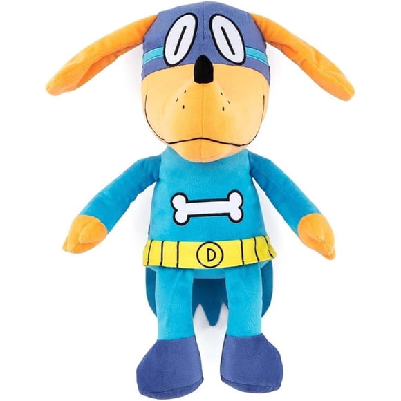 Jay Franco Chien Homme Chevalier Aboyeur Coussin en Peluche 17 Pouces Compagnon – Jouet en Peluche de Superhéros