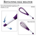 thumbnail image 2 of 2-In-1 Collapsible whisk, 12-Inch Balloon and Flat Whisk Silicone, Premium Silicone Wire Cooking Whisk 4pcs, 2 of 5