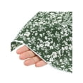 thumbnail image 5 of INSPIRE CHIC Men's Floral Print Soft Pocket Squares 1 Pcs Forest Green One Size, 5 of 5