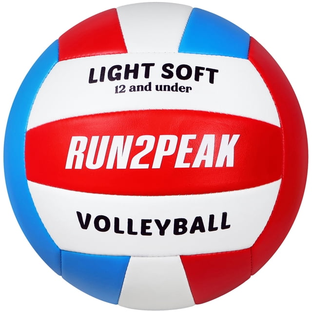 Voleibol RUN2PEAK, ligero y suave, tamaño 5, 230 g para niños