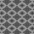 thumbnail image 1 of Ahgly Company Tapis d'Intérieur Lavable en Machine Carré Transitionnel Gris Canon, 7 Pieds Carré, 1 of 7