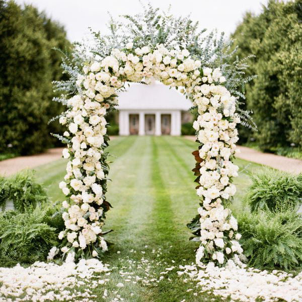 Ft Metal Wedding Arch Garden, How To Decorate Arches For Weddings