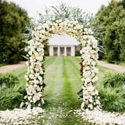GZYF 7.9 Ft Metal Wedding Arch Garden Arch For Party Prom Beach Garden Ceremony Floral Decoration Green, For Mother's Day