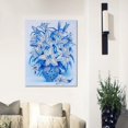 thumbnail image 1 of Cuadros Decorativos 5D bricolaje forma especial diamante pintura azul flores punto de cruz bordado Ndcxsfigh Nuevos Originales, 1 of 8