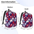 thumbnail image 2 of Saiise Sac à Dos pour Ordinateur Portable à Imprimé de golf - Bretelles Réglables, Résistant à l'Eau, Grande Capacité, Design Élégant, Unisexe pour l'École, le Bureau, les Voyages - Moyen, 2 of 5