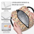 thumbnail image 3 of Xecao Seashells Lunch Bag , an insulated, reusable tote bag perfect for adults of all genders, ideal for work, office, picnics and beach trips, 3 of 6