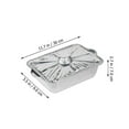 thumbnail image 3 of CUITING Aluminum Foil Pan with Lid Disposable Baking Pan Heating Tinfoil Pot Baking Supply, 3 of 8