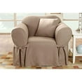 thumbnail image 1 of Sure Fit Cotton Duck Chair Slipcover, 1 of 4