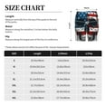 thumbnail image 3 of Sikiie American Flag Skull Mens Pajama Shorts, Lounge Pant, Men's shorts，Sleep Pj Shorts for Men-Medium, 3 of 6