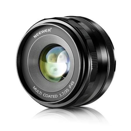 Neewer 35mm f/1.7 Manual Focus Prime Fixed Lens for OLYMPUS and