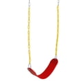thumbnail image 3 of Swing Set with 60 Inch Anti-Rust Chains Thermoplastic Coated, Support 660lb, ASTM-certified Swing Seat Cushion Accessories Replacement with Snap Hooks for Outdoors, Playground, Jungle & Gym,Red, 3 of 7