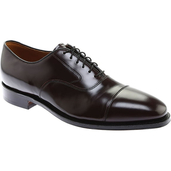 Men's Johnston & Murphy Melton Cap Toe Oxford Bordeaux Brushed Calfskin 9 D