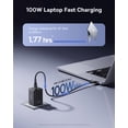 thumbnail image 2 of Cargador Baseus USB C de 100 W con 3 puertos para MacBook Pro/Air, iPad, 2 of 8