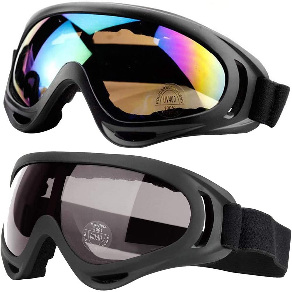 Ski Glasses,Ski Goggles, Motorcycle Goggles UV 400 Protection 