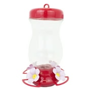 Perky-Pet Pink Top-Fill Glass Hummingbird Feeder  24 oz Capacity