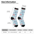 thumbnail image 2 of Vsdgher Brain Training Crew Socks for Men & Women, Breathable Casual Athletic Ankle Socks, 2 of 6