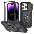 thumbnail image 1 of Keeguard for iPhone 14 Pro Max 6.7 Military Shockproof Case Kickstand Camera Slide Car Holder Card Slot, 1 of 5