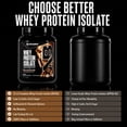 thumbnail image 3 of NutraBio 100% Whey Protein Isolate Protein Powder, 25g Protein with Complete Amino Acid Profile, Non-GMO, Soy & Gluten Free, Low Carb, Low Calorie Whey Protein Powder, Gourmet Chocolate, 20 Servings, 3 of 8