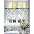 thumbnail image 6 of Sheer Curtains 54 Inches Long, Ocean Coastal Light Filtering Window Curtains for Living Room, Nautical Starfish Conch Seashells Coral Rod Pocket Voile Sheer Curtain Drapes, 52"W x 54"L, 2 Panels, 6 of 8