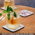 thumbnail image 3 of 3dRose, Pink Ribbon With The Word Believe On It, set of 4 Coasters - Soft, 3 of 7