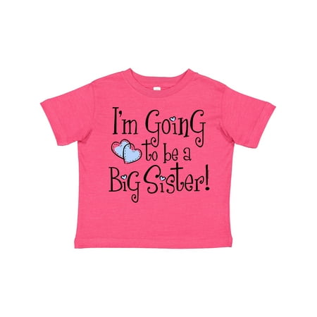

Inktastic Heart New Big Sister Gift Toddler Toddler Girl T-Shirt