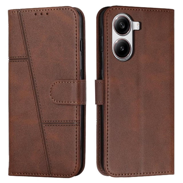 Funda Flip para FOXDOCK Xiaomi Poco X7 Pro 5G – Carcasa delgada y resistente a impactos con soporte para uso diario y profesional