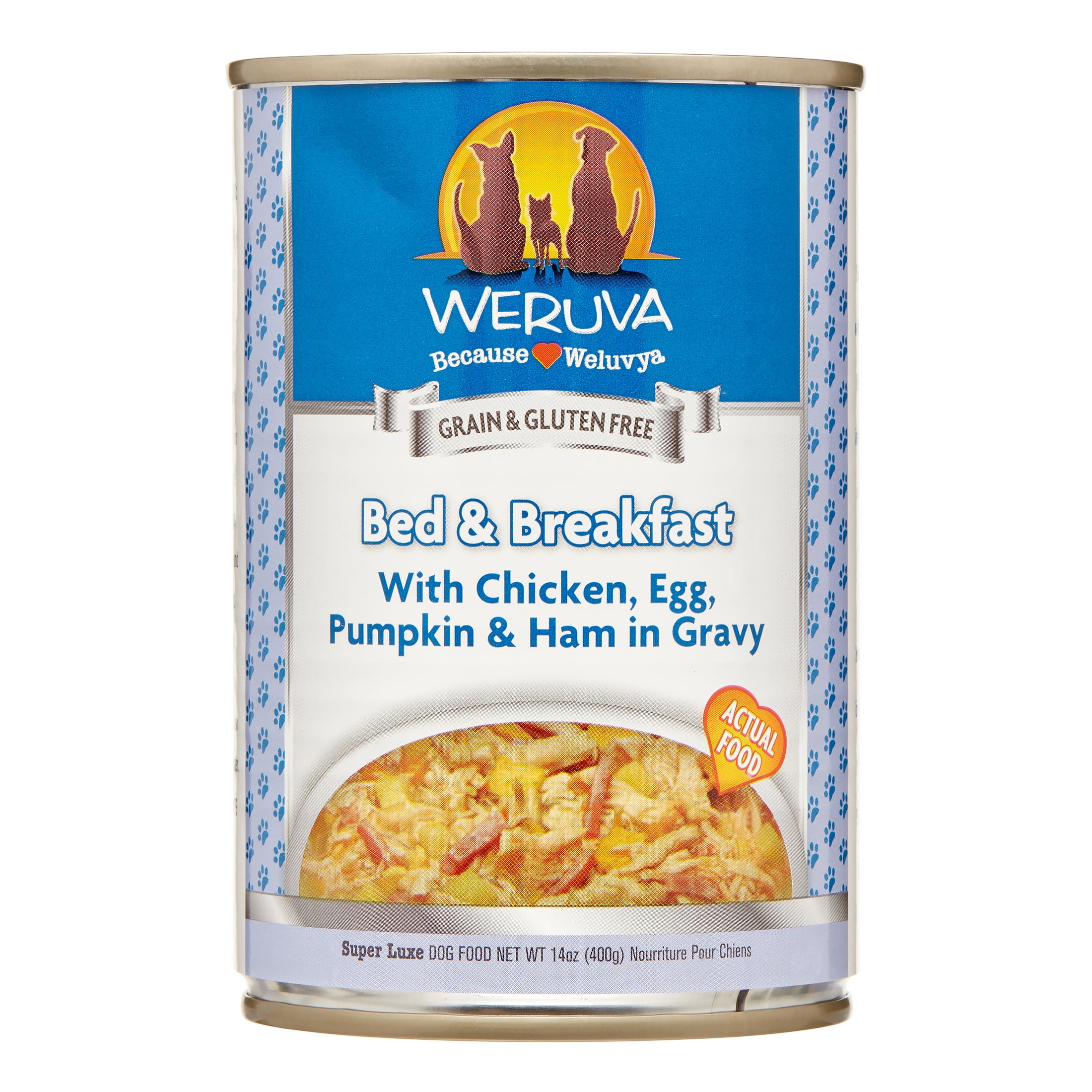 Weruva Human Style GrainFree Bed & Breakfast with Chicken, Egg