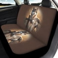 thumbnail image 4 of Pzuqiu Wolf Car Seat Cover Breathable Interior Decor Front and Back Seat Cushion, Softy Lightweight Compatible with Truck Trucks most Cars, 4 of 10