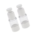 thumbnail image 2 of pitrice 2x Sterile Airless Pump Bottle Refillable Toner/Lotion/Serum Container 15ml, 2 of 8
