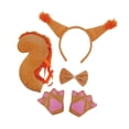 thumbnail image 1 of Disfraz de animales de Halloween, trajes de cosplay para fiestas de carnaval, regalos y festivales. Naranja con guantes, 1 of 9