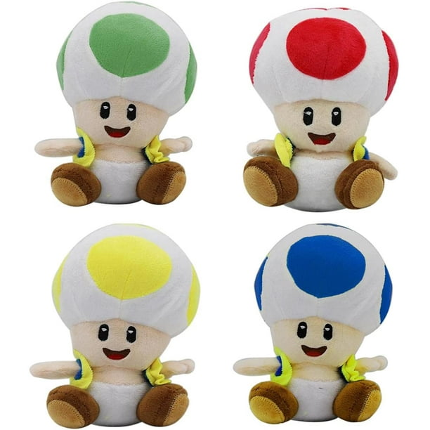 All Star Collection Captain Toad Stuffed Plush Mushroom Adventure Squad  Multicolored (6.6 Inch) 