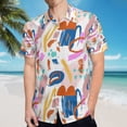 thumbnail image 5 of High Quality Hawaiian Shirts for Men Short Sleeve Aloha Beach Shirt Floral Summer Casual Button Down Shirts Blouses 37EHY9, 5 of 7