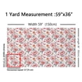 thumbnail image 3 of Feelyou Vintage Pink Flower Fabric by the Yard 2 Yards for Teens, Mid Century Fashion Home Decor Fabric by the Yard, Rustic Butterfly Sewing Fabric, Breathable Home Decor, 3 of 6