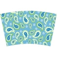 thumbnail image 3 of Mugzie 16-Ounce Tumbler Drink Cup with Removable Insulated Wetsuit Cover - Blue Paisley, 3 of 4
