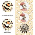 thumbnail image 2 of 100 piezas de cuentas de madera de leopardo, cuentas de madera de 16 mm pintadas con leopardo personalizadas, cuentas de madera pulidas sueltas redondas para coronas, decoración del hogar, f, 2 of 5