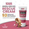 thumbnail image 3 of SOOS Pet Rescue Cream for Dogs and Cats - Natural Dead Sea Mineral Enriched - Fast Absorbing, Reduce Pain - Treatment of Injuries Cuts, Sores, Wounds, Scratches, Damaged Skin - 50ml (2 Pack), 3 of 8
