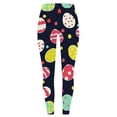 thumbnail image 3 of DDAPJ pyju Easter Leggings for Women Cute Rabbit Eggs Print High Waist Stretchy Yoga Pants Comfy Soft Skinny Workout Tights Prime Sales Today Multicolor#2 XXL, 3 of 4