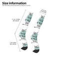 thumbnail image 5 of Fotbe Not All Who Wander Are Lost1 print Women's Men's Novelty Crew Socks Cotton Socks Knee High Socks for Walking,Running,Nurses,Pregnancy, 5 of 9