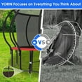 thumbnail image 7 of YORIN Trampoline for 8-9 Kids, 15 FT Trampoline for Adults with Enclosure Net, Basketball Hoop, Ladder, 1500LBS Weight Capacity Outdoor Recreational Trampoline, Heavy Duty Trampoline, 7 of 7