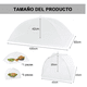 thumbnail image 2 of Malla Cubre Alimento Plegable Food Protection Cover 6pcs BLANCO, 2 of 5