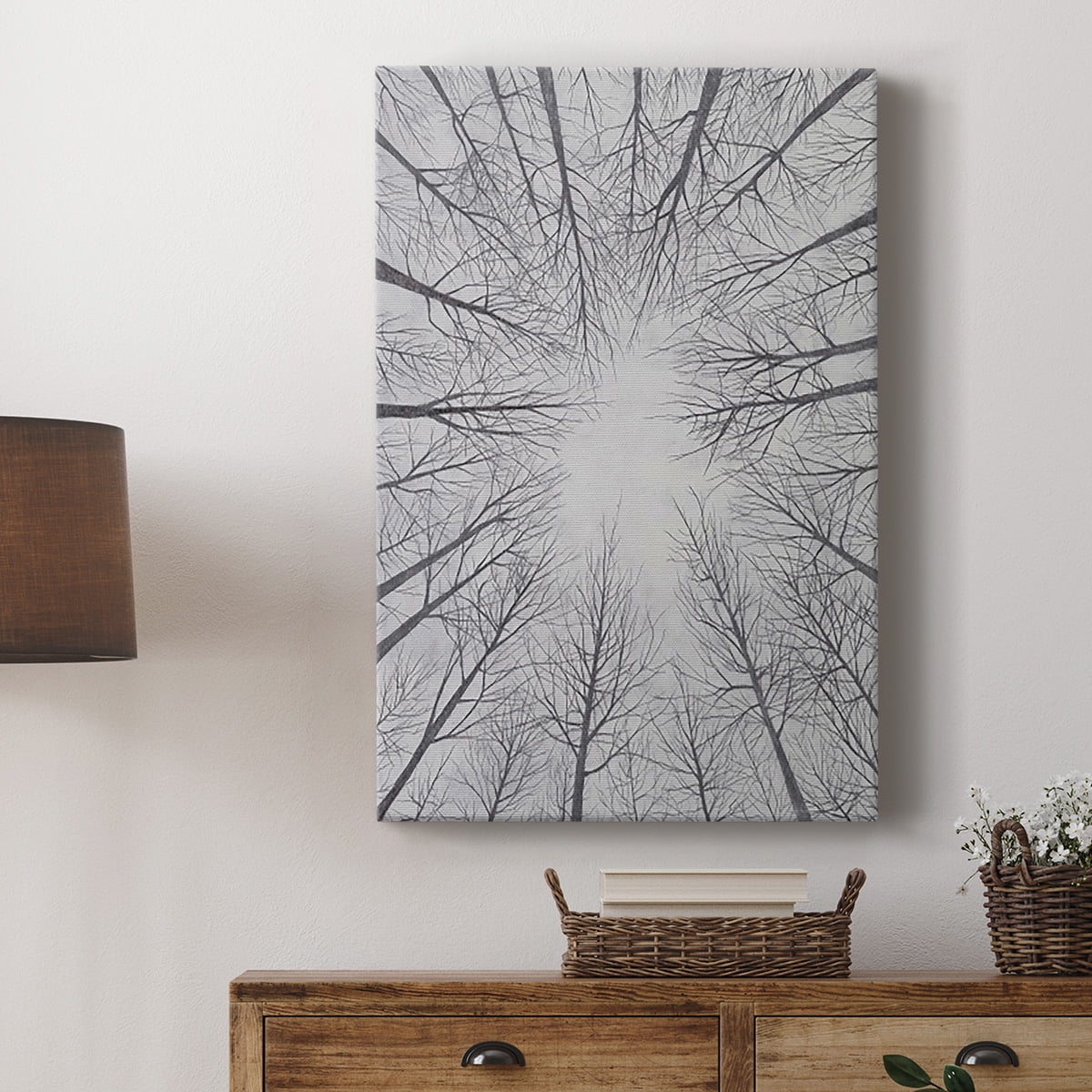 Deciduous Canopy II Premium Gallery Wrapped Canvas - Ready to Hang
