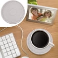 thumbnail image 2 of Rubber Drink Set Silicone Rainbow For Kids Coffee Table Desk Oval Shape Deep Tray Pot Holder Trivet, 2 of 7