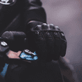 thumbnail image 4 of Guantes Bloosom De Motociclista Pantalla Táctil Mosquetón Negro Talla G, 4 of 4