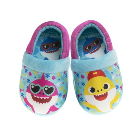 

Baby Shark Cool and Friendly Toddler Girls Slippers