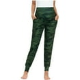 thumbnail image 6 of HANXIULIN Women's Maternity Pants Camouflage Casual Pants Stretchy Comfortable Lounge Pants Trousers, Sizes S-2XL, 6 of 9
